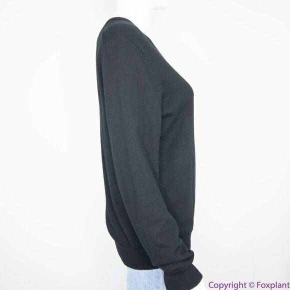 Calvin Klein extra fine merino‎ wool black sweater, S/P - Picture 7 of 14